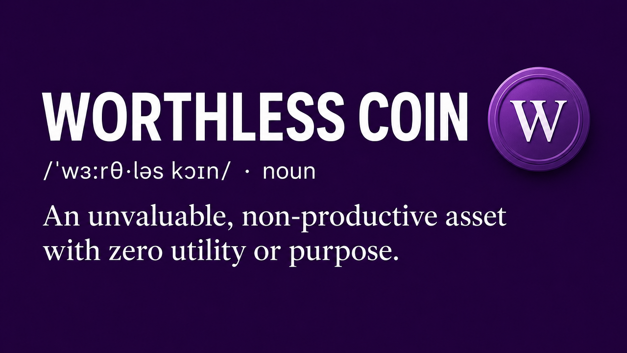 Worthless Coin, defined